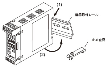 DINレール取付時方法