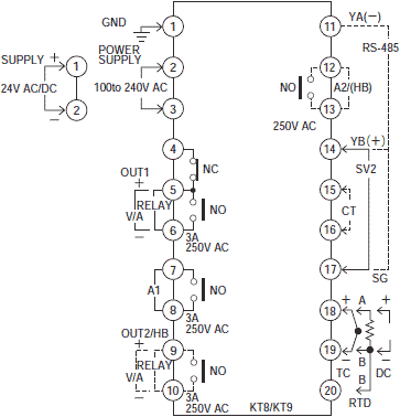 KT8温度調節器(終了品)