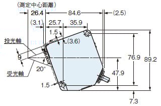 HL-C203□, HL-C203□-MK(設置モード：正反射)