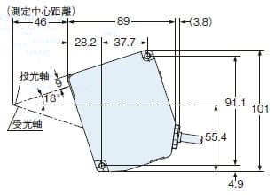 HL-C205□, HL-C205□-MK(設置モード：正反射)
