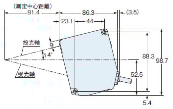 HL-C208□, HL-C208□-MK(設置モード：正反射)
