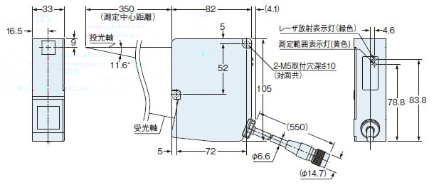 HL-C235□, HL-C235□-MK(設置モード：拡散反射)