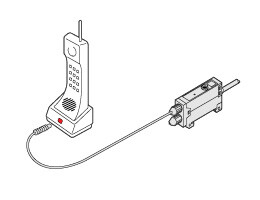 コードレス電話機のLED点灯チェック