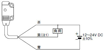 NPN出力タイプ 接続図