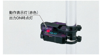 見易い動作表示灯を装備