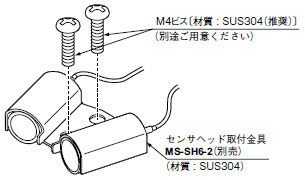 薄型・自動感度設定ビームセンサ[アンプ分離] SU-7/SH(終了品)