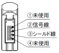 センサヘッド側コネクタ