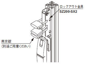 ロックアウト金具について