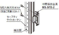 MS-SFB-2 側面取り付けの場合