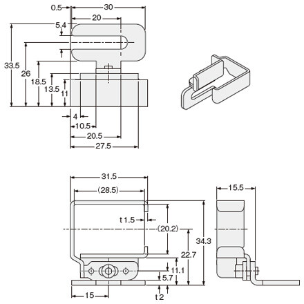 MS-SF4BC-4 側面取付用