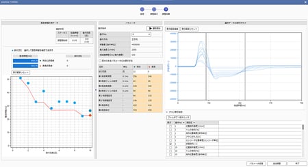 PrecAIseTUNING 結果画面