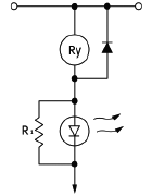 LEDにRを並列