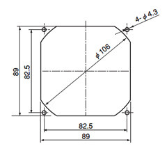 ACファンモータ □92×25t（ASEN9）_(終了品)