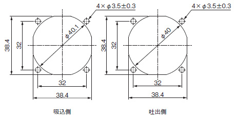 DCファンモータ □40×10t（ASFP4）_(終了品)