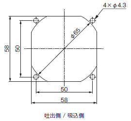 DCファンモータ □60×25t（ASFP6）_(終了品)