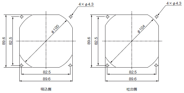 DCファンモータ □92×25t（ASFP9）(終了品)