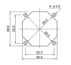 DCファンモータ □40×10t（ASFN4）(終了品)