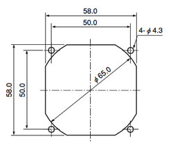 DCファンモータ □60×25t（ASFN6）(終了品)