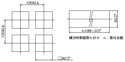 パネルカット寸法