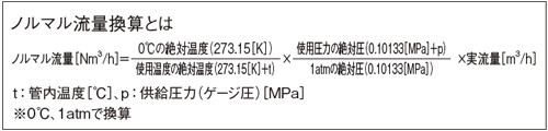 ノルマル流量換算とは