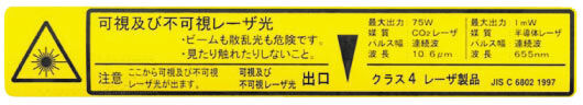 警告ラベル 警告ラベル