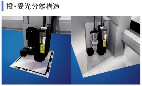 投・受光分離構造