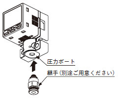 2画面・デジタル圧力センサ [気体用] DP-100 Ver.2