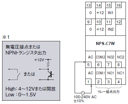 端子配列図