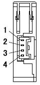 NPN出力タイプ FX-10□(-Z/-CC2) 端子配列図