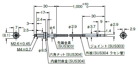 画像：FT-40V寸法図