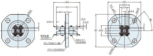 画像：FV-FR4寸法図