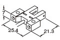 アンプ内蔵・コの字型マイクロフォトセンサ[小型・ケーブル式] PM-45