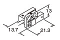 アンプ内蔵・コの字型マイクロフォトセンサ[小型・ケーブル式] PM-45