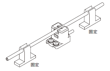 チューブの取り付け