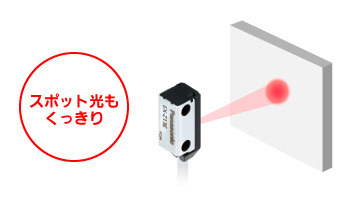 長距離で微小物体φ1.0mmを検出可能 [EX-Z13□]