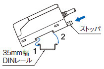 DINレールを使用する場合