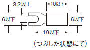 適用圧着端子寸法　Y型