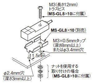 GL-8Uタイプ 取り付け