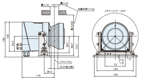 S30B-3011GBS07 取付金具1A装着図