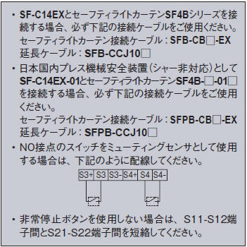 セーフティライトカーテン専用コントロールユニット SF-C10