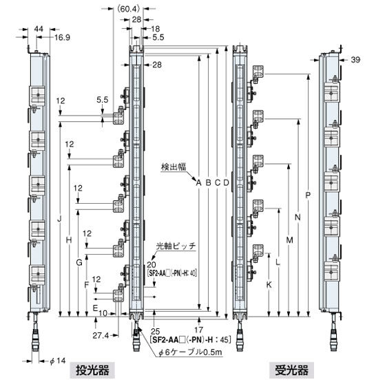 SF2-AH□(-PN)-H SF2-AA□(-PN)-H