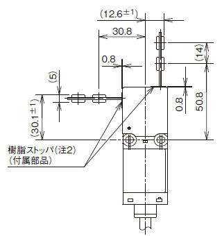 ストレートタイプアクチュエータ(SG-K11)使用時