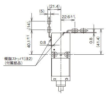 Lタイプアクチュエータ(SG-K12)使用時