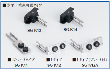 扉の形状や用途に応じてアクチュエータを選定可能