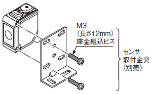 センサヘッドを取り付ける際の締め付けトルクは、0.5N･m以下としてください。