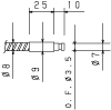 レンズ無し・ファイバーバンドル径 φ3.5mm