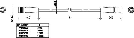 耐屈曲延長ケーブル